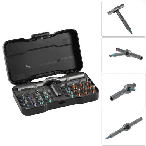 🔧24 in 1 Magnetic Screwdriver Set - Portable Tool Kit
