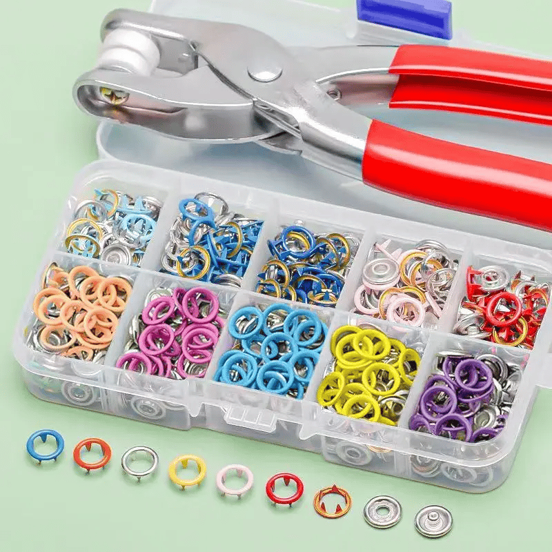 🔥HOT SALE 49% OFF✨All-in-One Metal Snap Fastener Kit with Lockable Pliers