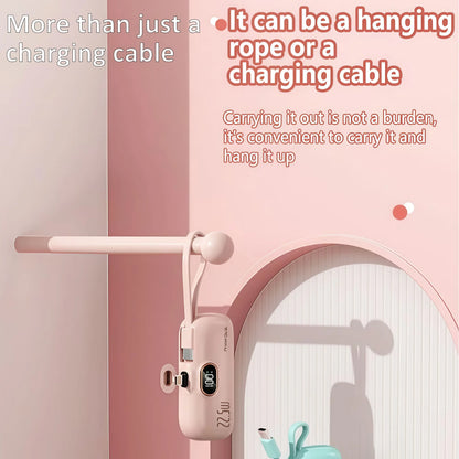 5000mAh Mini Portable Charger with 22.5W Output
