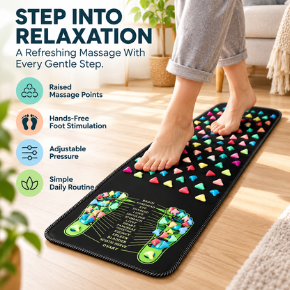 🦶 Acupressure Foot Massage Mat – Reflexology Mat for Tired Feet & Daily Relaxation