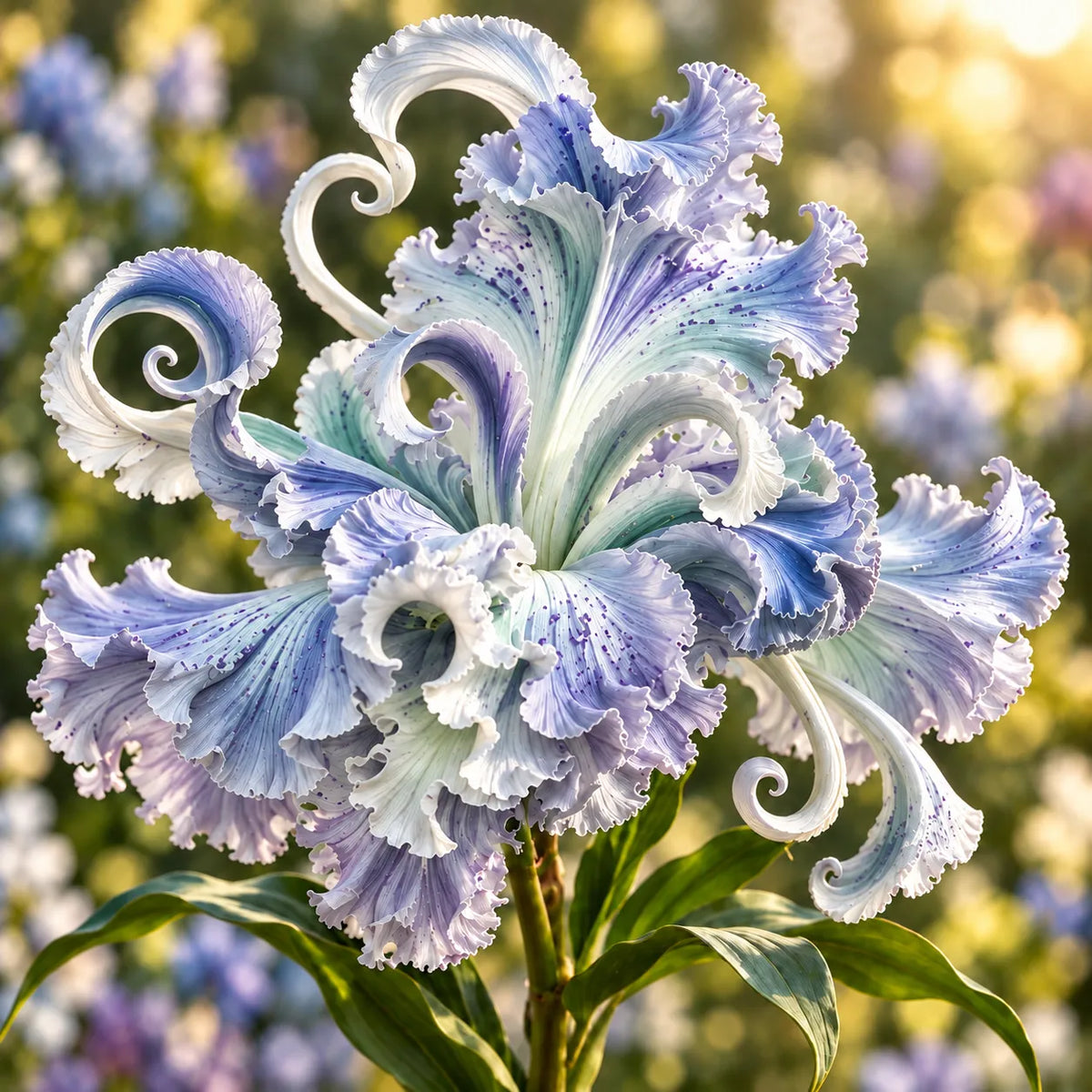 🌸 Royal Ruffle Fantasy Lily Bulbs – Grow in Water or Soil, Giant Ruffled Blooms