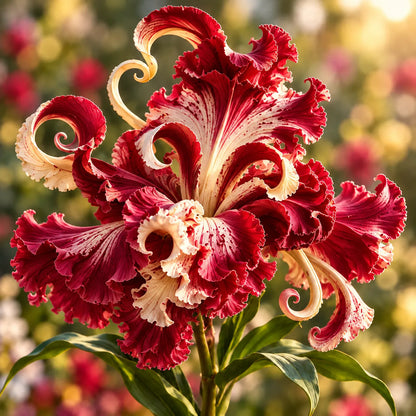 🌸 Royal Ruffle Fantasy Lily Bulbs – Grow in Water or Soil, Giant Ruffled Blooms