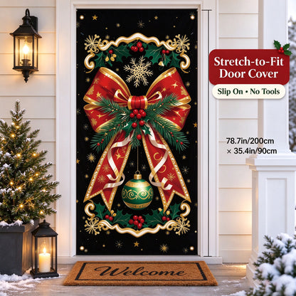 🎅Christmas Stretch Door Cover— Bring Christmas Magic Home🪄