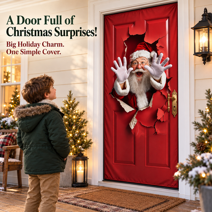 🎅Christmas Stretch Door Cover— Bring Christmas Magic Home🪄