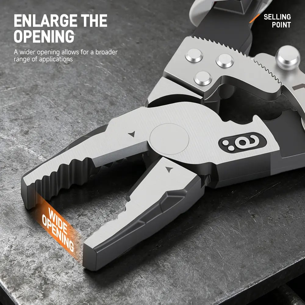 🔥 49% OFF — Heavy-Duty Self-Locking Ratchet Pliers 🔧💪