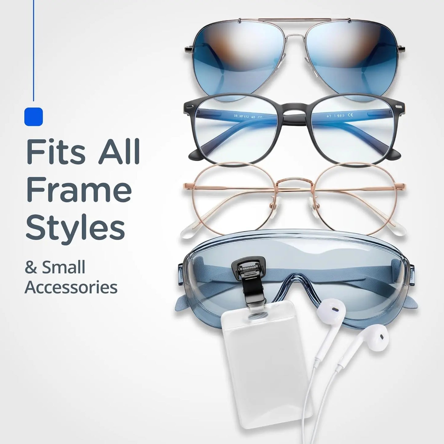 🔥LAST DAY 49% OFF🔥👓 Universal Magnetic Glasses Holder-🧲 Premium Strength for All Eyewear Frames