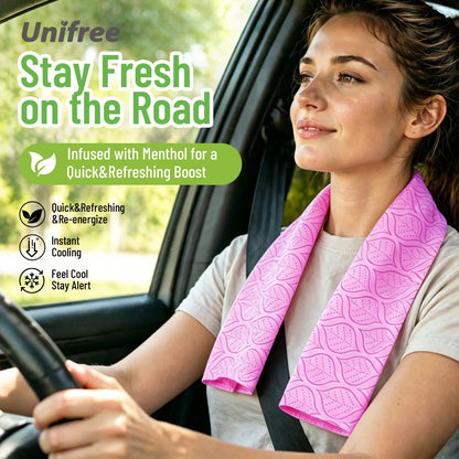 Unifree Cooling Towels & XL Menthol Wipes for Hot Weather Relief