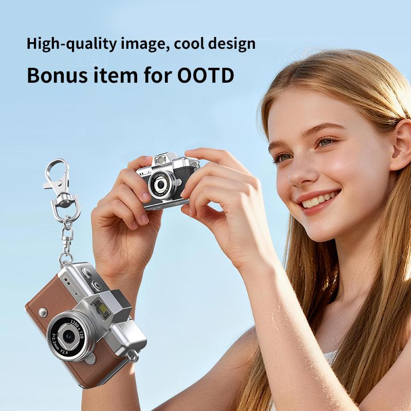 🔥 Limited Time 49% OFF📸Mini Keychain Digital Camera – 32G Card & Charging Cable Included