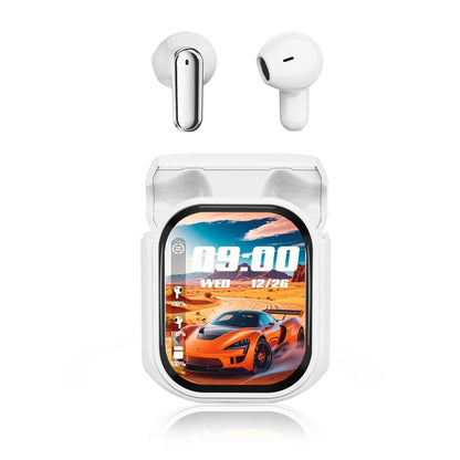 Bluetooth 6.0 Earphones LED Display High Fidelity Waterproof Wireless Earphones | Suitable for Office, Sports, Study and Audio Calls | Built-in Microphone | Earphones