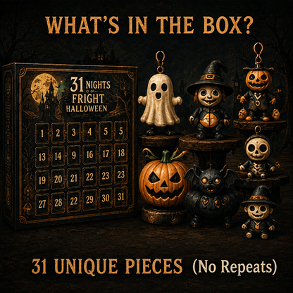 🎉🎃 49% OFF – 31 Nights of Fright Halloween Countdown Box with 31 Unique Spooky Collectibles  👻✨