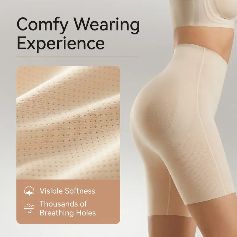 ⚡HOT SALES🔥High‑Waist Seamless Shapewear Shorts, 🍑Tummy Control & Butt Lift