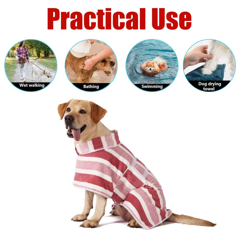 🔥 49% OFF Limited Offer – Quick Dry Dog Bathrobe™ | Ultra Soft Absorbent Pet Drying Towel For Dogs