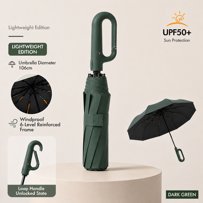 🔥Hot Sale 49% OFF-Creative Ring Buckle Windproof Reinforced Umbrella