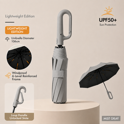 🔥Hot Sale 49% OFF-Creative Ring Buckle Windproof Reinforced Umbrella