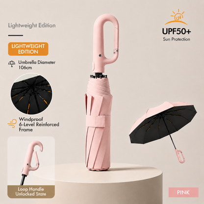 🔥Hot Sale 49% OFF-Creative Ring Buckle Windproof Reinforced Umbrella