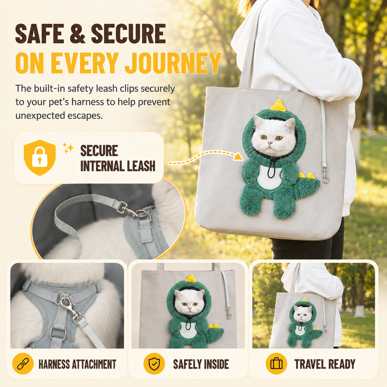 🔥 Limited Time 49% OFF | Plush Pet Carrier Tote – Cozy Hands-Free Travel Bag For Small Dogs & Cats