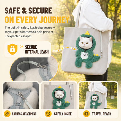 🔥 Limited Time 49% OFF | Plush Pet Carrier Tote – Cozy Hands-Free Travel Bag For Small Dogs & Cats