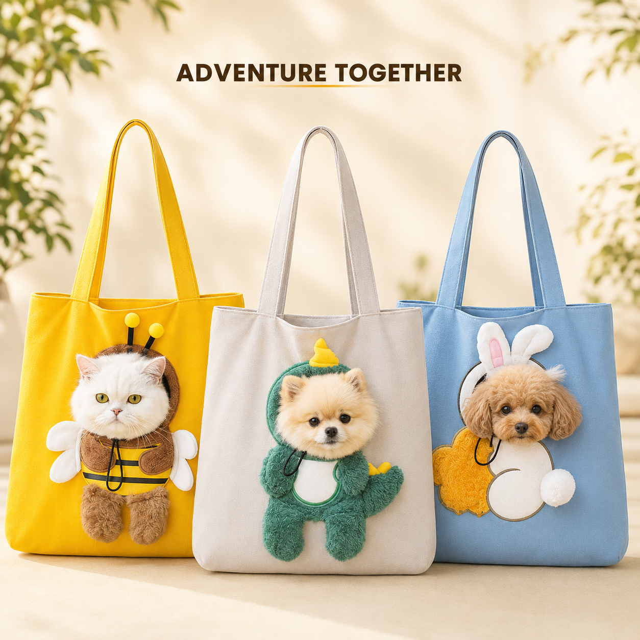 🔥 Limited Time 49% OFF | Plush Pet Carrier Tote – Cozy Hands-Free Travel Bag For Small Dogs & Cats