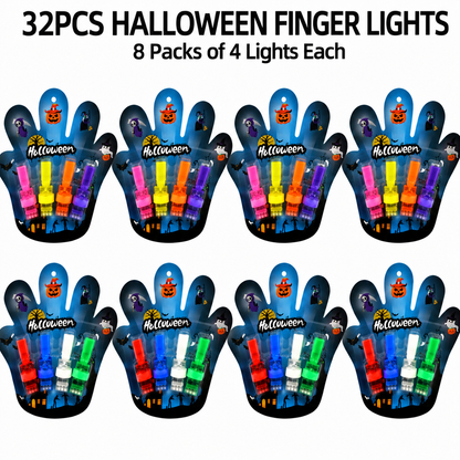 🎃 49% OFF Halloween LED Finger Lights — Create Spooky Projections & Endless Party Fun