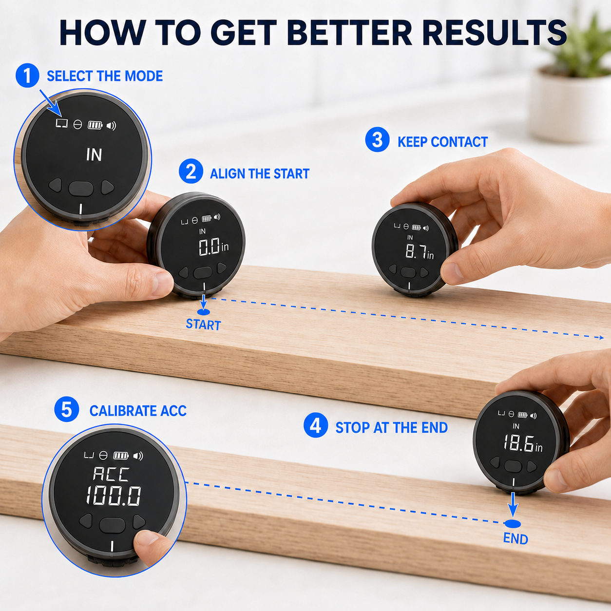 🔥 49% OFF Limited-Time Deal | 📏 8-in-1 Digital Rolling Tape Measure for Curves, Straight Lines & Irregular Surfaces ✨