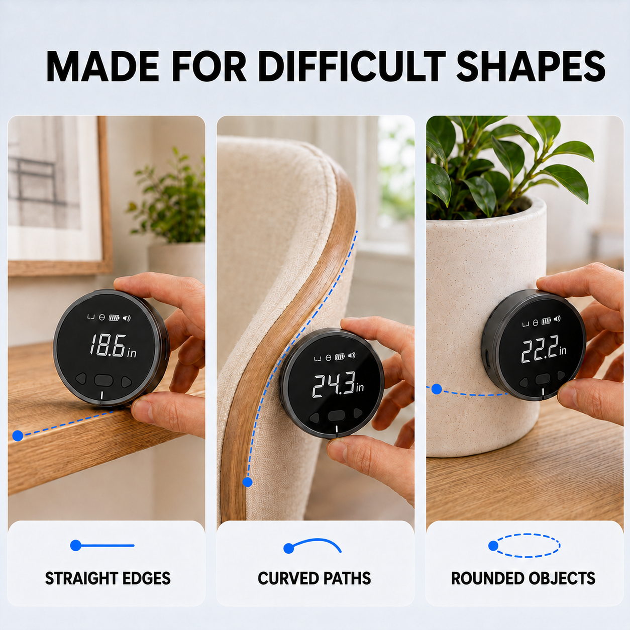 🔥 49% OFF Limited-Time Deal | 📏 8-in-1 Digital Rolling Tape Measure for Curves, Straight Lines & Irregular Surfaces ✨