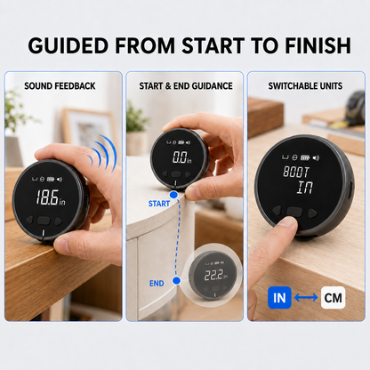 🔥 49% OFF Limited-Time Deal | 📏 8-in-1 Digital Rolling Tape Measure for Curves, Straight Lines & Irregular Surfaces ✨
