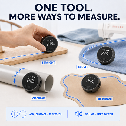 🔥 49% OFF Limited-Time Deal | 📏 8-in-1 Digital Rolling Tape Measure for Curves, Straight Lines & Irregular Surfaces ✨