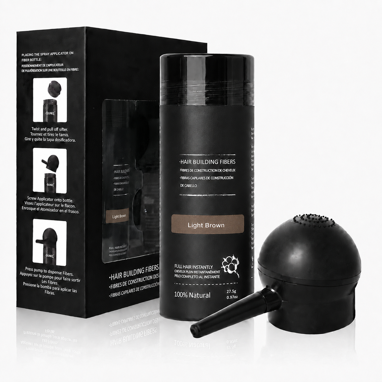 🔥 49% OFF Limited Time🔥Hair Building Fibers – Instant Thickness & Waterproof Design, No More Bald Spots