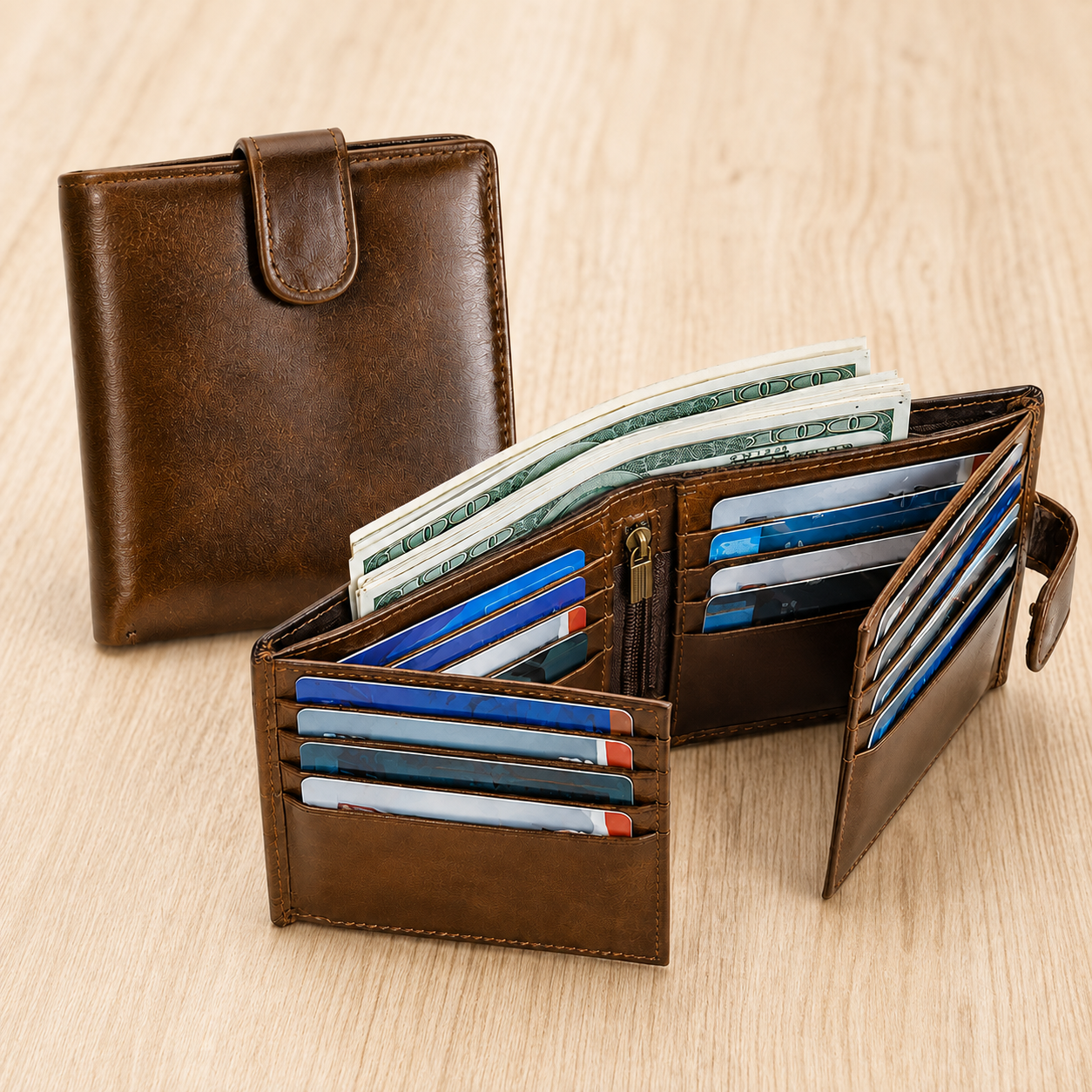 💕Hot sale 49% OFF💖👛 Vintage Top-Grain Leather Men's Wallet