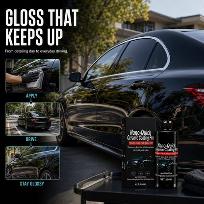 🚗✨ 49% OFF Limited Time – Nano Ceramic Car Coating Kit with Microfiber Towel 🔥