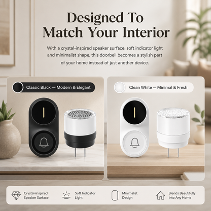 🔔 Limited Time 49% OFF — Never Miss A Visitor Again With This Modern Wireless Doorbell