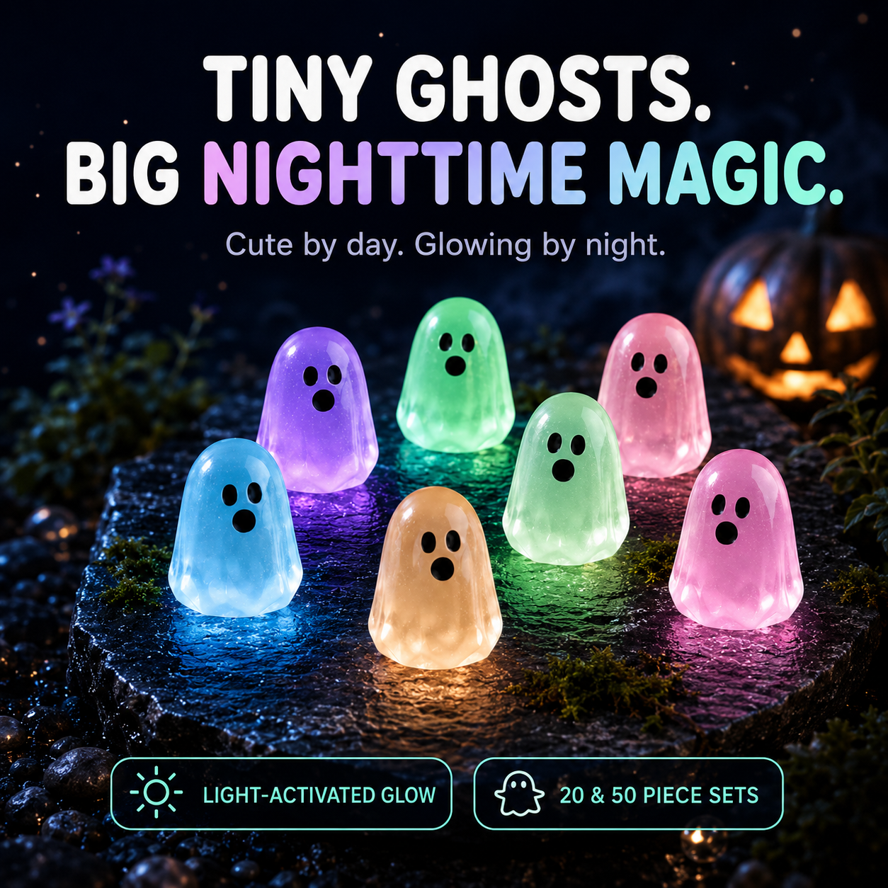 👻 Glow-in-the-Dark Cute Ghost Resin Charms – 49% OFF for a Limited Time! ✨
