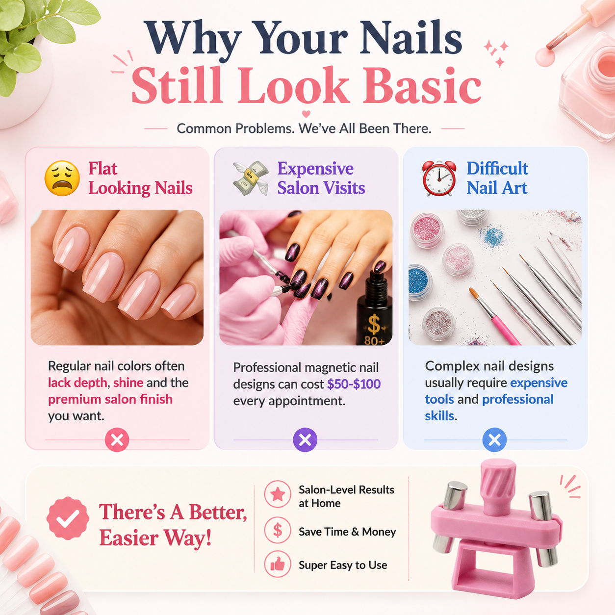 🔥 50% OFF Limited Time Offer – Viral Cat Eye Magnet Tool™ | Create Salon-Level 3D Magnetic Nails At Home