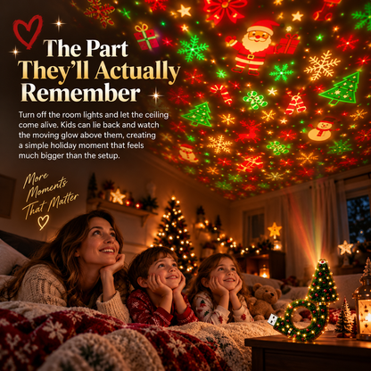 🎄 Christmas Ceiling Projector Light ✨ 6+ Magical Holiday Designs | Easy Plug-In Indoor Christmas Decoration