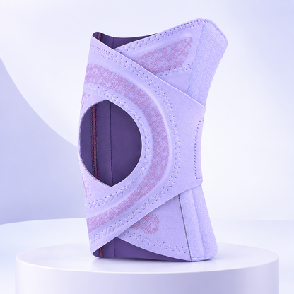 🦵 Adjustable Knee Support Brace | Cross-Strap Stabilization & Open-Patella Design