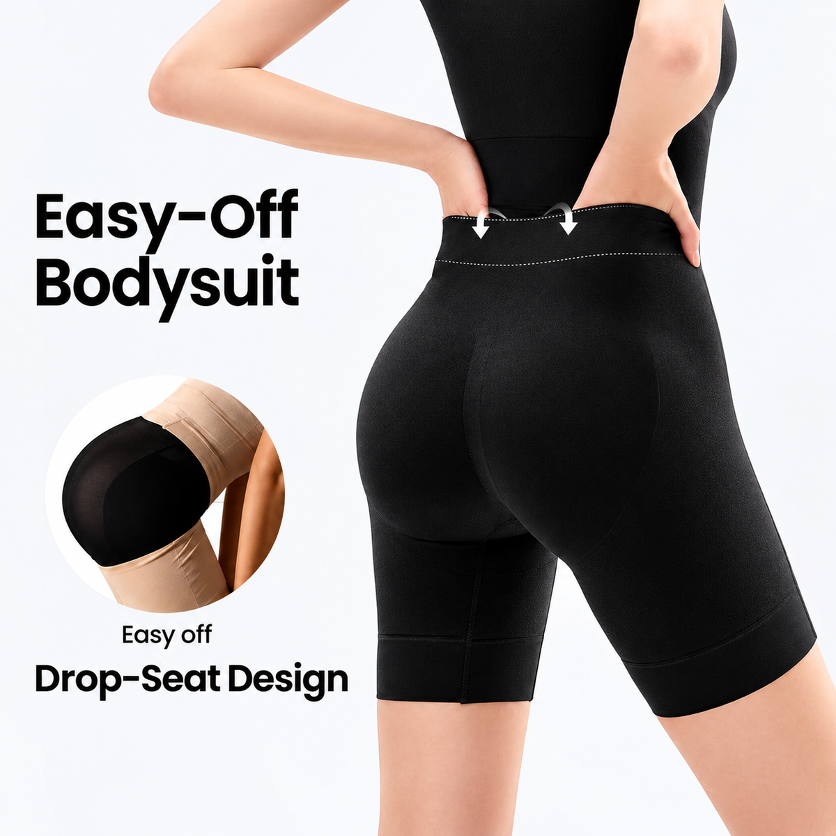 🩱 Colombian Faja Bodysuit with Tummy Control – Butt Lifter, Back Support, Cotton Gusset, Postpartum Recovery Shaper