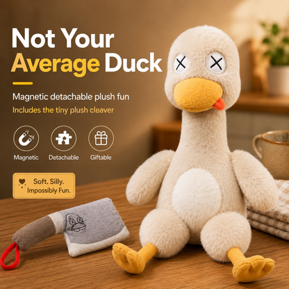 Magnetic Plush Toy Duck – 'Salted Duck' Assembly Toy