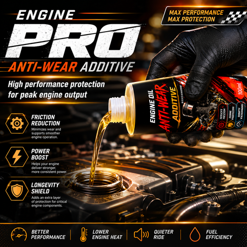 🔥 Limited-Time 49% OFF🚗⚙️ Anti-Wear Engine Oil Additive | Friction Reduction & Engine Protection 🔥🛡️