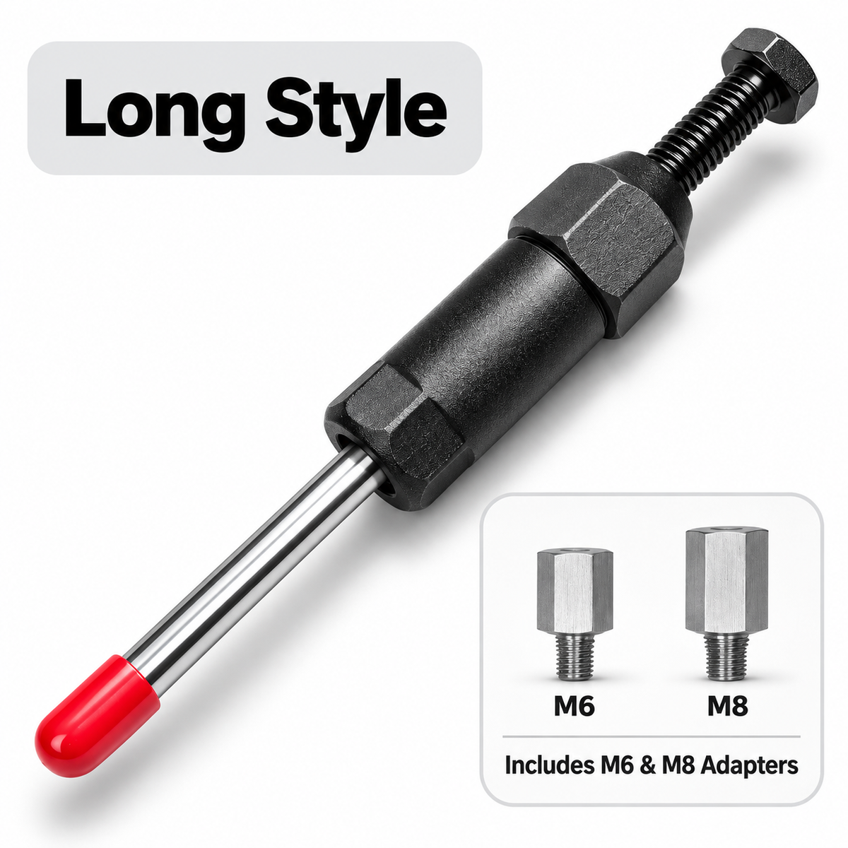 🔧 Heavy-Duty Grease Fitting Unclogger Tool | 600 PSI Grease Nipple Cleaner with Multi-Adapter Set