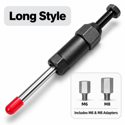 🔧 Heavy-Duty Grease Fitting Unclogger Tool | 600 PSI Grease Nipple Cleaner with Multi-Adapter Set