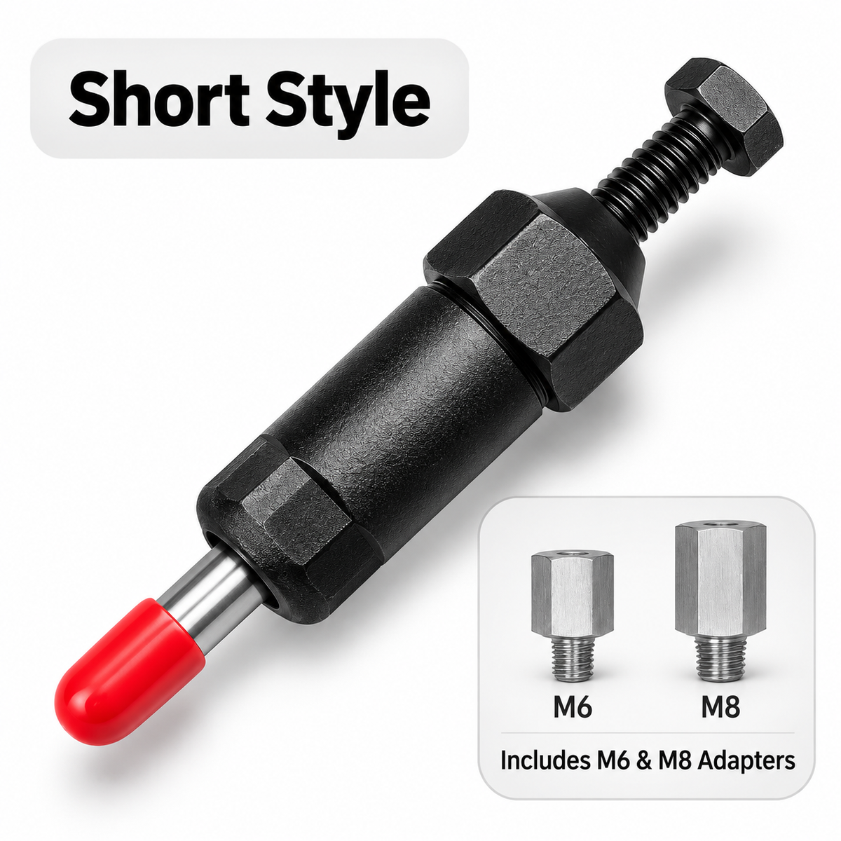 🔧 Heavy-Duty Grease Fitting Unclogger Tool | 600 PSI Grease Nipple Cleaner with Multi-Adapter Set