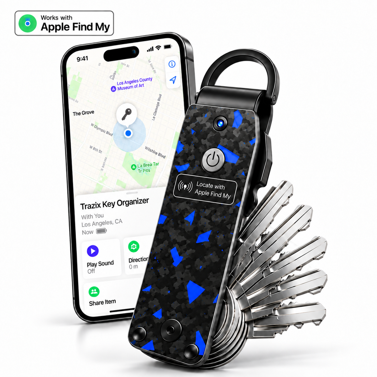 💥 LIMITED TIME 49% OFF 🔑 Smart Key Organizer with Find My 📍 Compact Everyday Key Holder