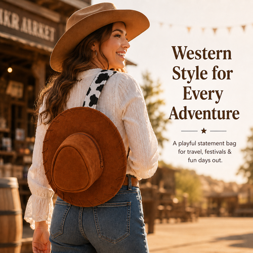 🔥 Limited-time 50% OFF🔥Western Cowboy Hat Backpack