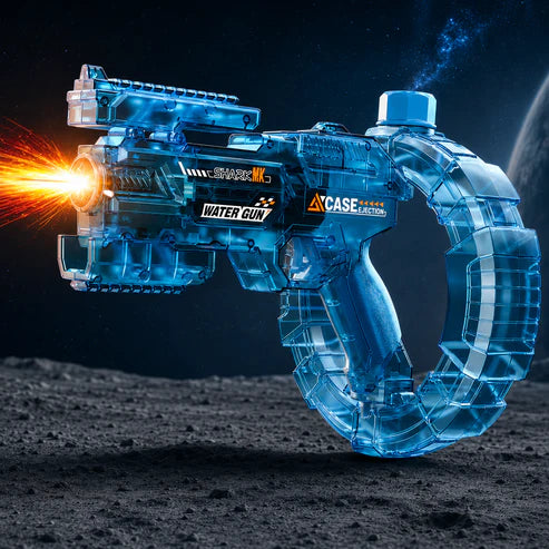 Rechargeable Electric Water Gun, LED Auto Water Blaster, 26FT Long Range Summer Pool Toy
