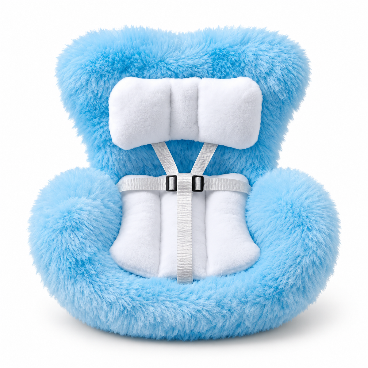 🐹 Mini Hamster Car Seat – Cute Fluffy Car Vent Holder & Doll Display Chair