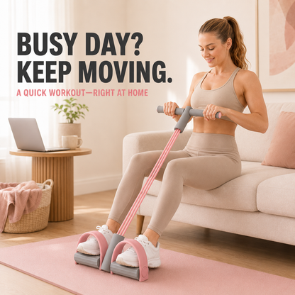 🔥Limited Time 50% OFF💪 4-Tube Pedal Resistance Trainer – Full-Body Home Workout