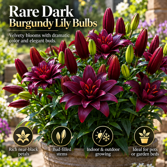 🌺🍷Double Perfume Lily Bulbs—Fresh and Sweet