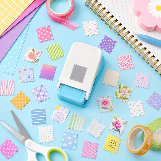 ✂️ Mini Postage Stamp Paper Punch – DIY Scrapbook & Photo Craft Cutter