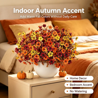 🔥LAST DAY 49% OFF🔥🍂Fall UV Resistant Artificial Flowers 🌺Fake Autumn Floral Stems