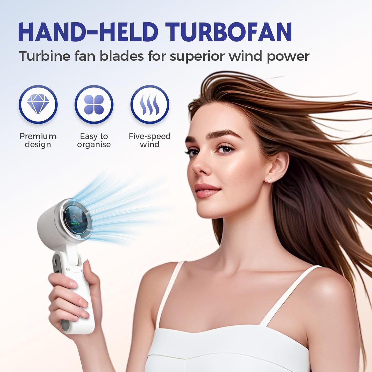 🔥49% OFF! Handled Portable Turbo Fan